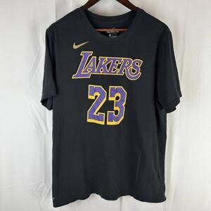Graphic Tee Lakers Lebron James 23 Short Sleeve Nba Xl Bv1919